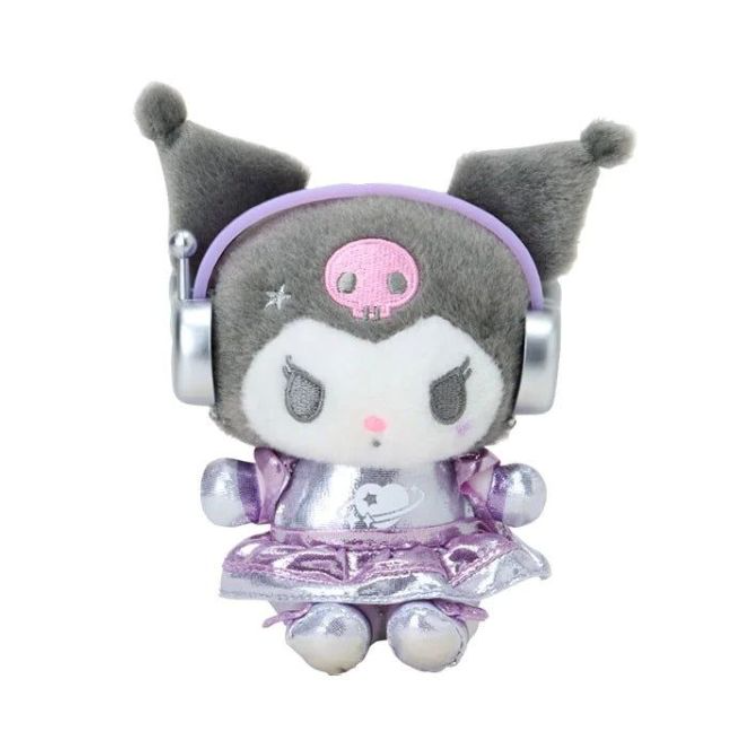 Sanrio Kuromi Plush Mascot Keychain (tokimeki Planet Series