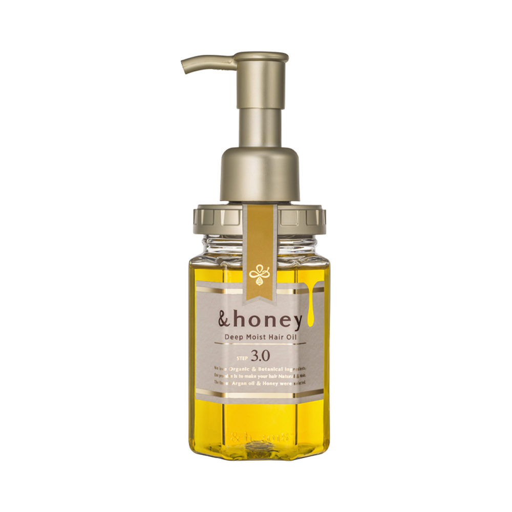 honey &honey Deep Moist Hair Oil 3.0, 3.38 fl. oz.(100ml)