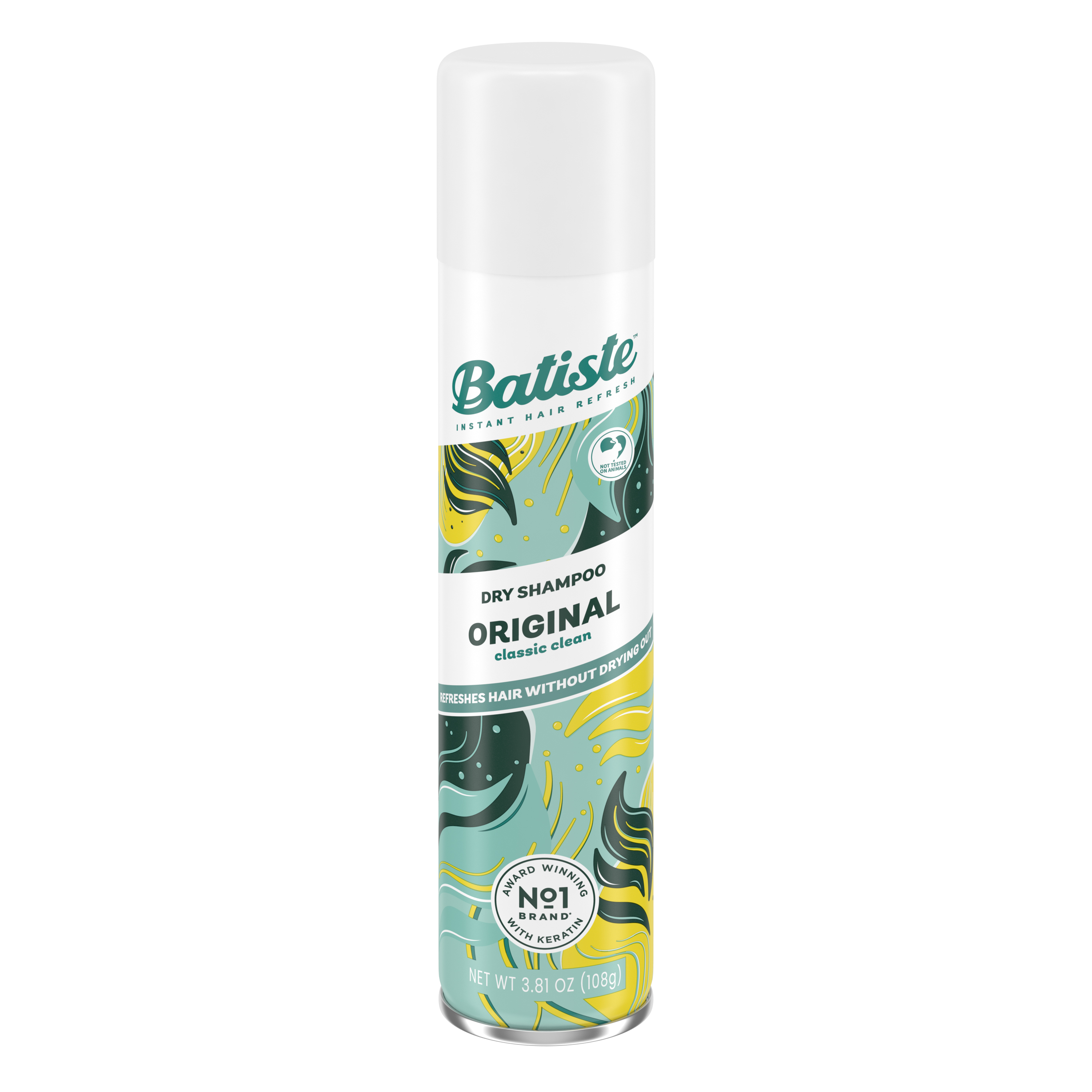 Batiste Original Dry Shampoo Classic Clean Scent 3.81 oz.(108g)