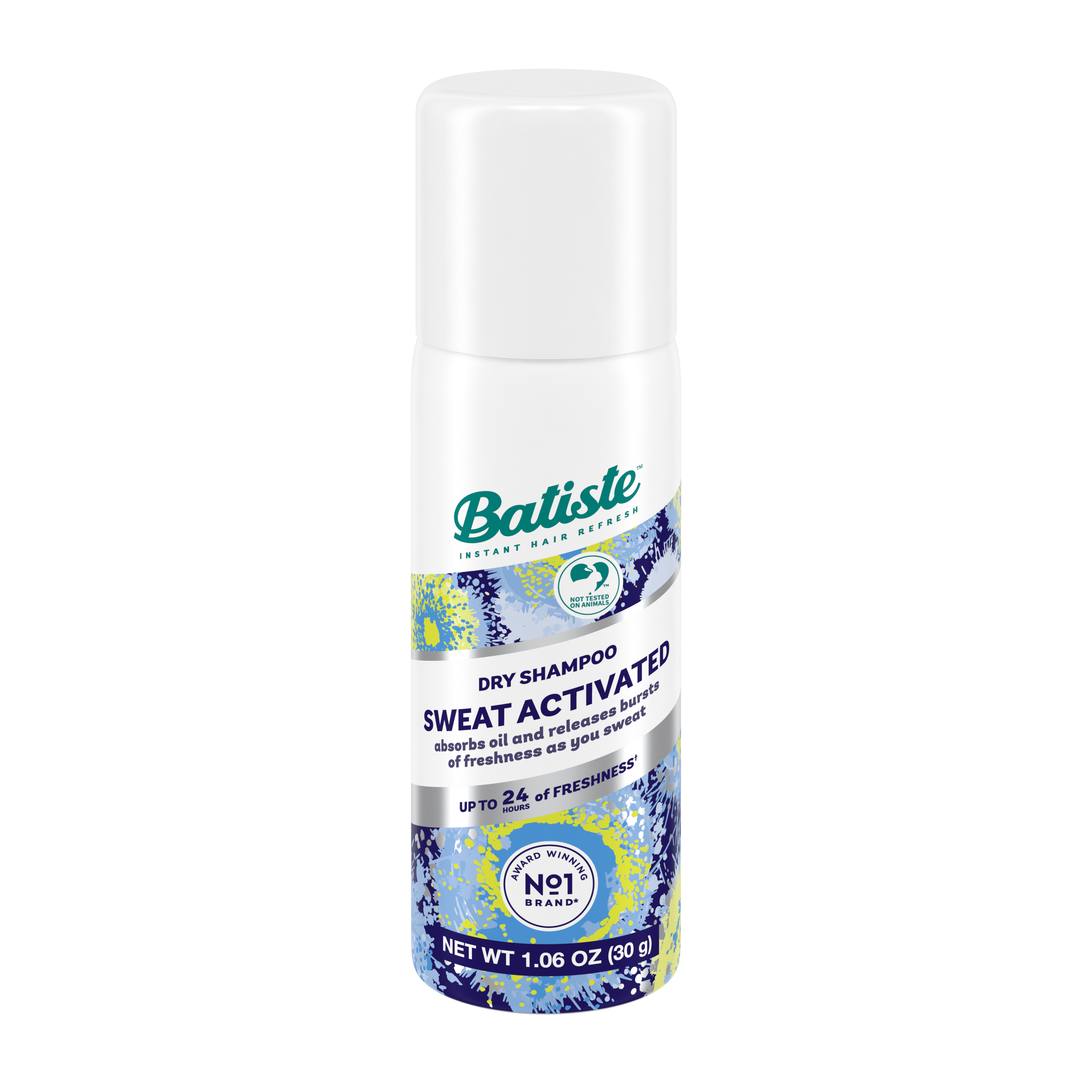Batiste Dry Shampoo, Sweat Activated With Sweat Absorbing Technology, Mini 1.06 oz. (30g)