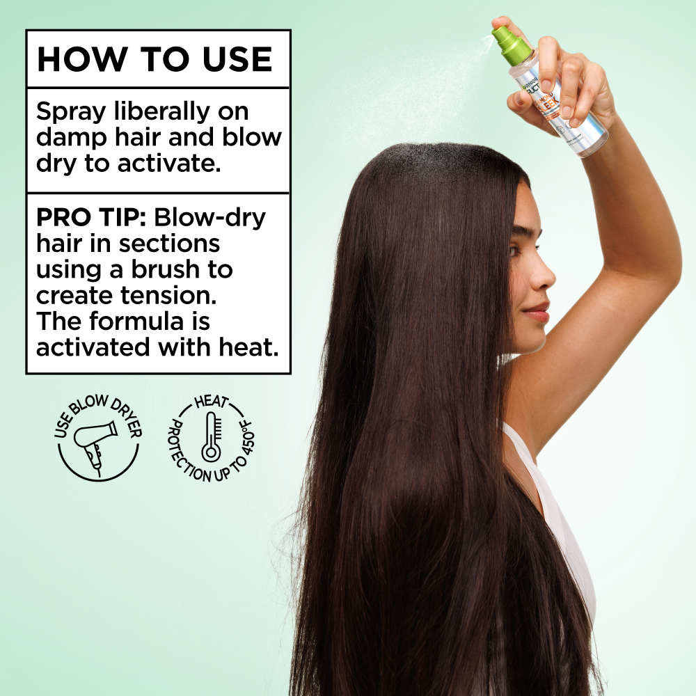 Garnier Fructis Diamond Sleek Shine Spray For Frizzy, Dry Hair 4.6 fl. oz.(137ml) - Image 5 of 8