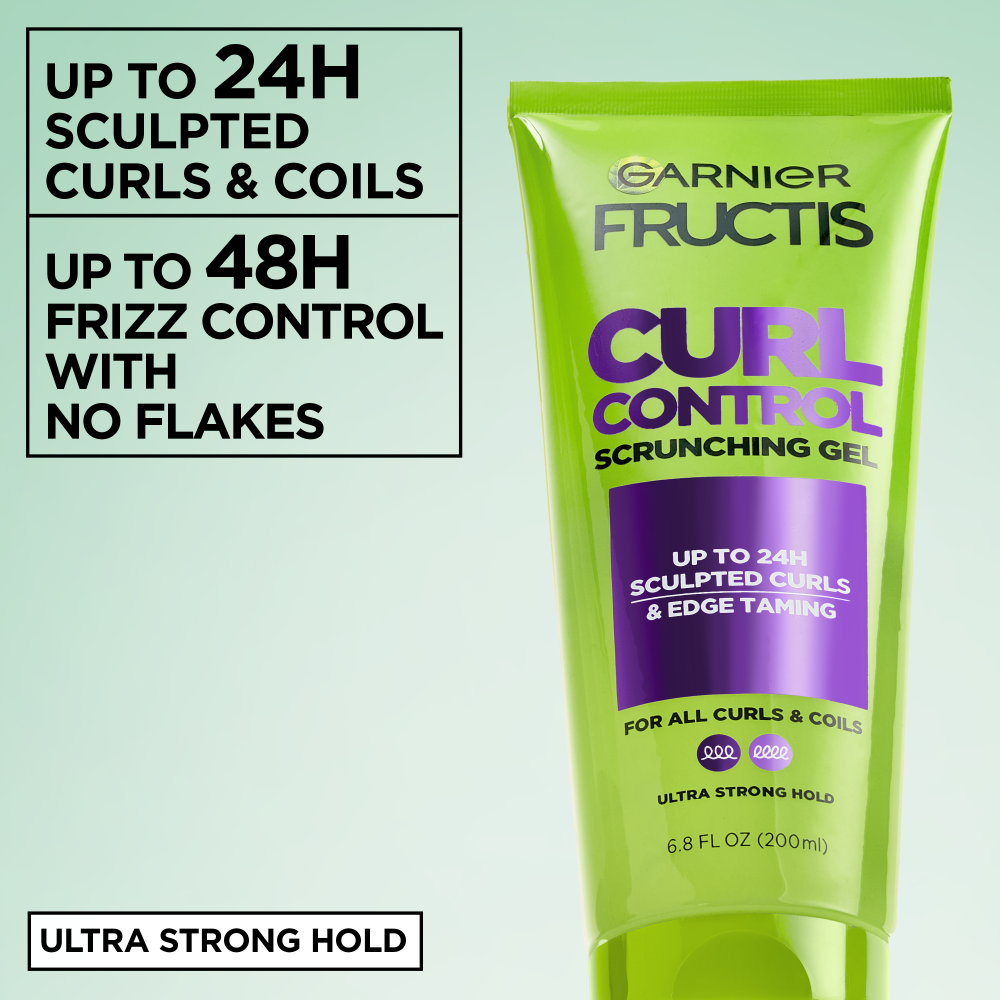 Garnier Fructis Curl Scrunch Controlling Gel With Coconut Water, For Curly Hair 6.8 fl. oz.(200ml) - Image 3 of 8