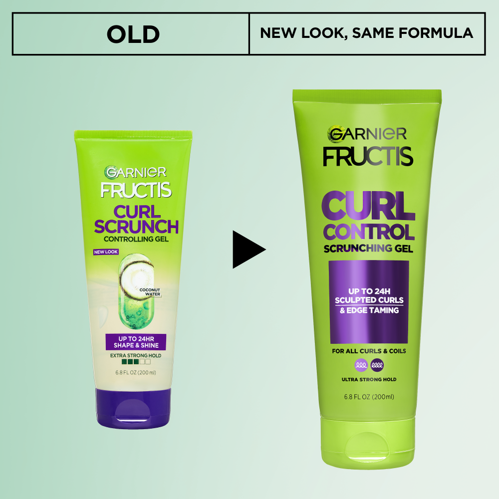 Garnier Fructis Curl Scrunch Controlling Gel With Coconut Water, For Curly Hair 6.8 fl. oz.(200ml) - Image 2 of 8