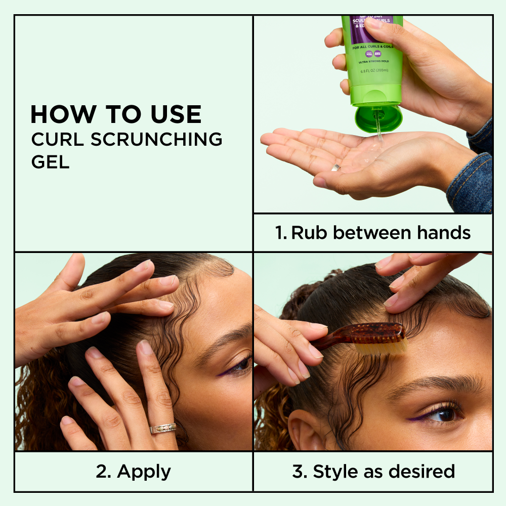 Garnier Fructis Curl Scrunch Controlling Gel With Coconut Water, For Curly Hair 6.8 fl. oz.(200ml) - Image 5 of 8