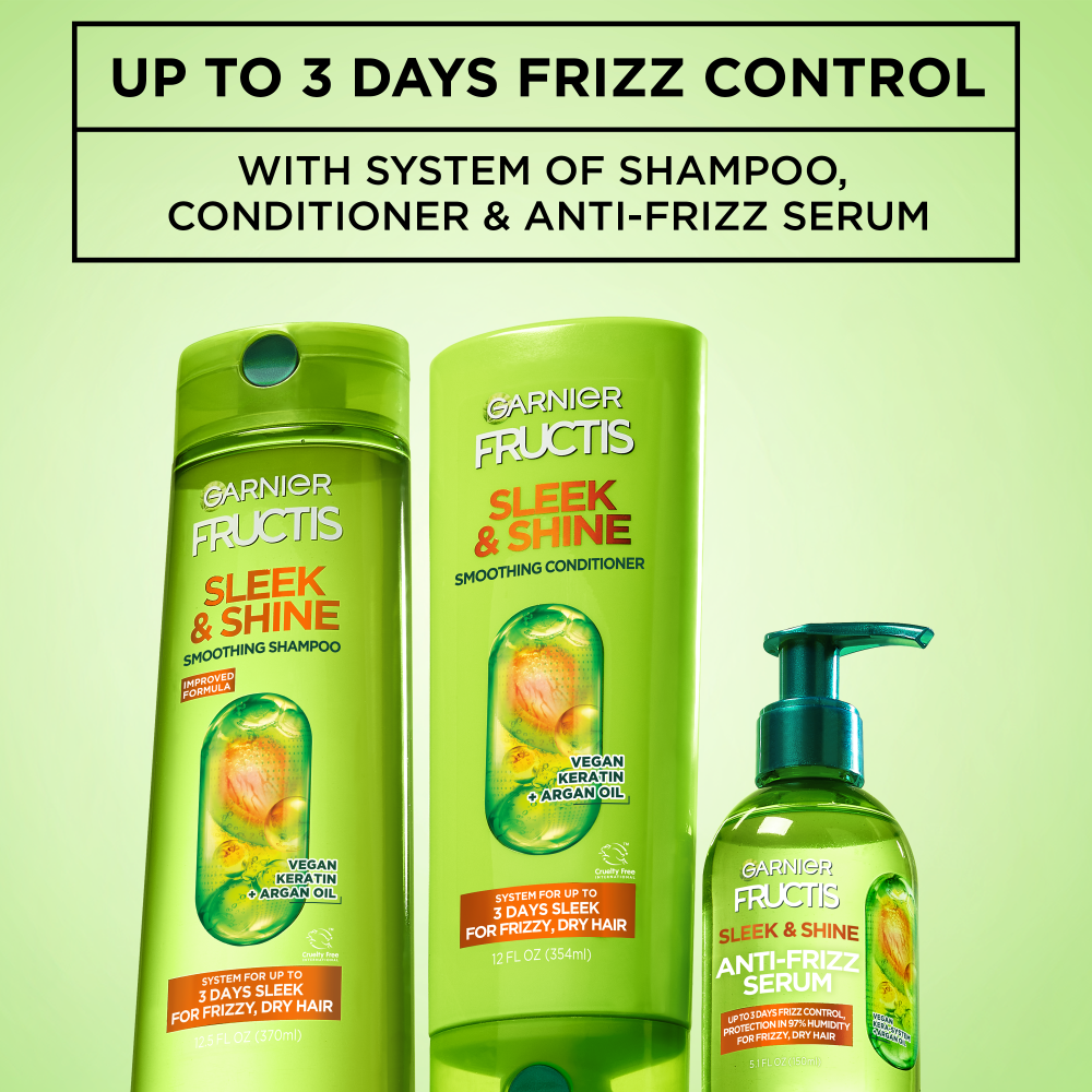 Garnier Fructis Sleek & Shine Anti-frizz Serum For Frizzy, Dry Hair 5.1 fl. oz.(150ml) - Image 5 of 8