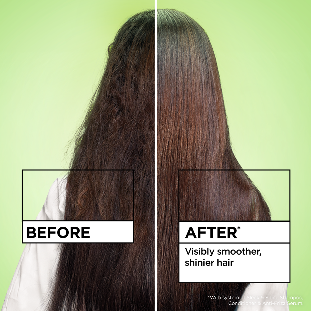 Garnier Fructis Sleek & Shine Anti-frizz Serum For Frizzy, Dry Hair 5.1 fl. oz.(150ml) - Image 3 of 8