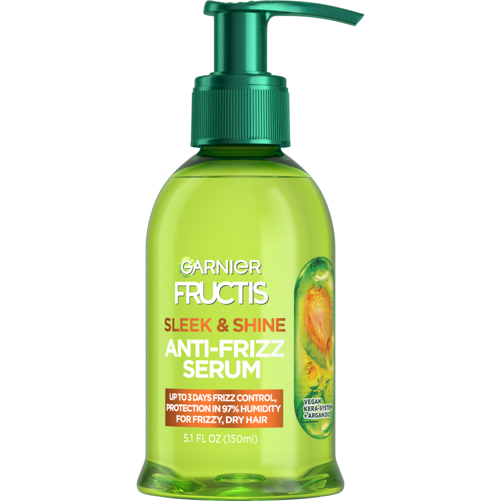Garnier Fructis Sleek & Shine Anti-frizz Serum For Frizzy, Dry Hair 5.1 fl. oz.(150ml)