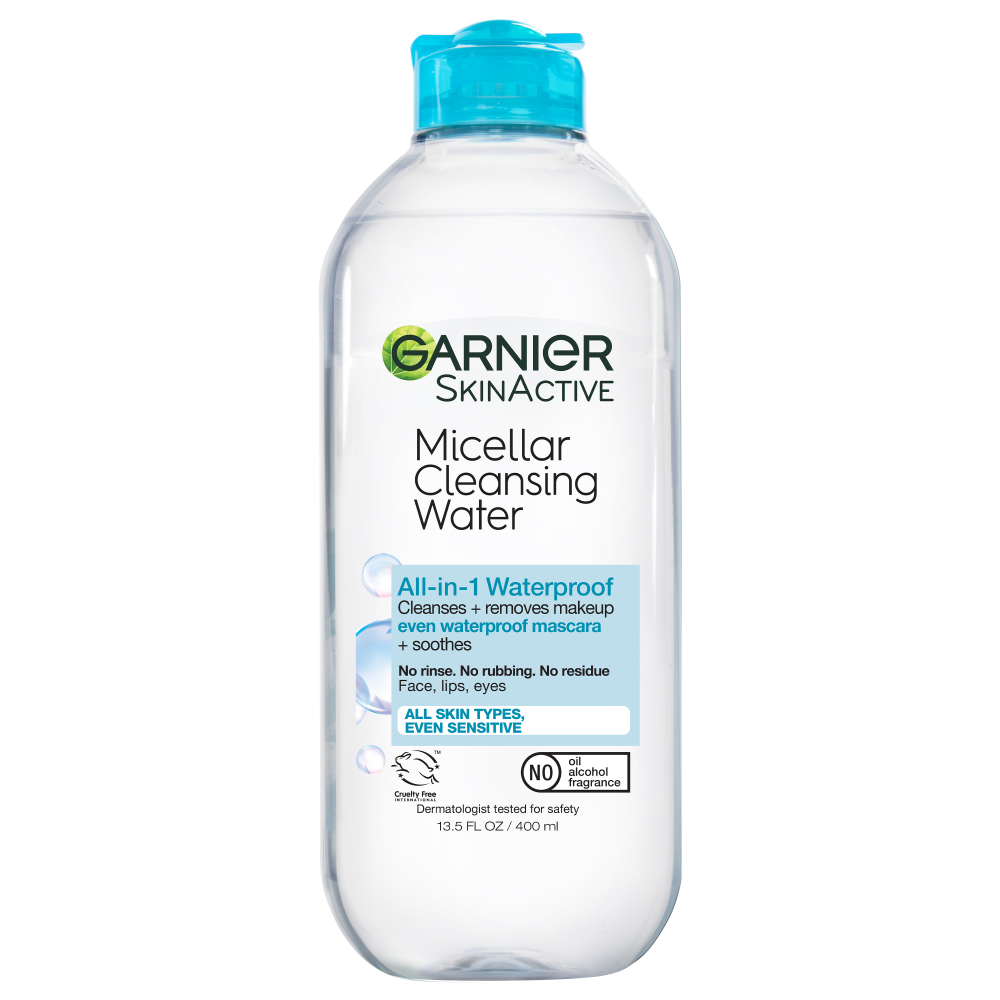 Garnier Skinactive Micellar Cleansing Water And Waterproof Makeup Remover 13.5 fl. oz.(400ml)
