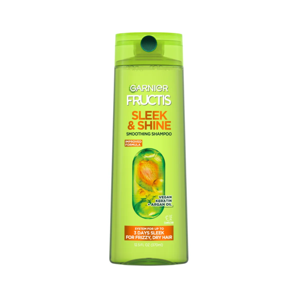 Garnier Fructis Sleek & Shine Smoothing Shampoo For Frizzy, Dry Hair 12.5 fl. oz.(370ml)