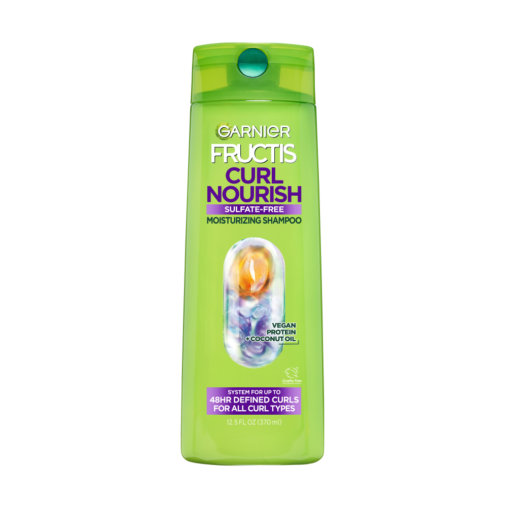 Garnier Fructis Curl Nourish Sulfate-free Shampoo For All Curl Types 12.5 fl. oz.(370ml)