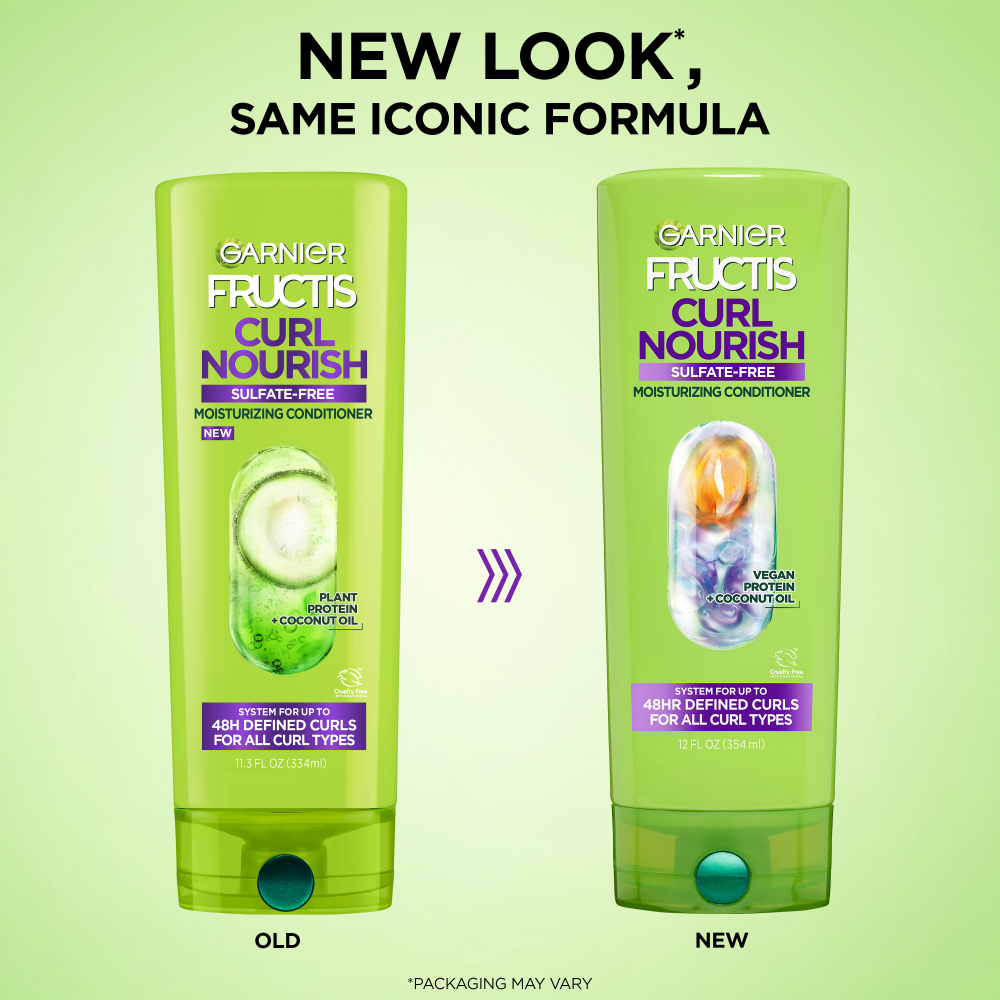 Garnier Fructis Curl Nourish Sulfate-free Conditioner For All Curl Types 12 fl. oz.(354ml) - Image 2 of 8