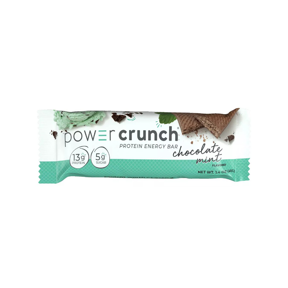 Power Crunch Protein Bars Chocolate Mint Net Wt 1.4 oz.(40g)