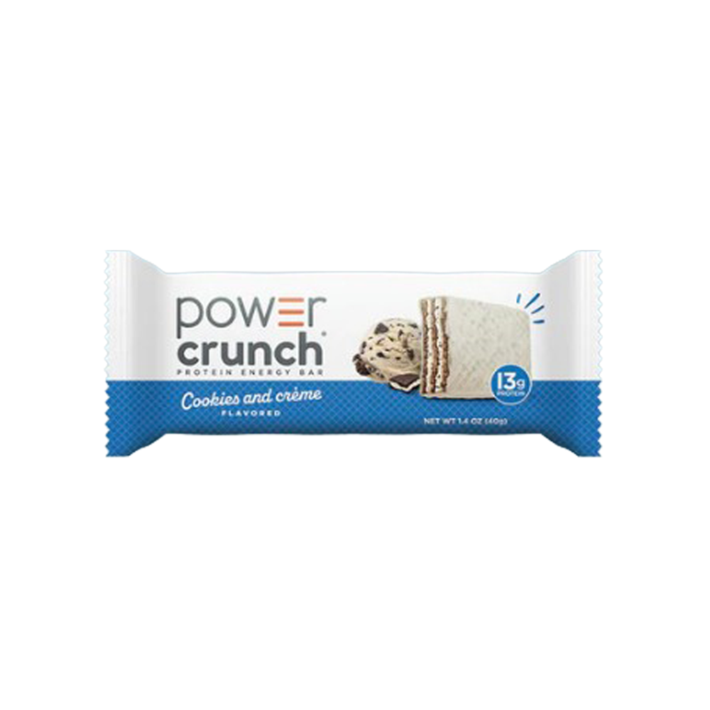Power Crunch Protein Bars Cookies & Creme Net Wt 1.4 oz.(40g)