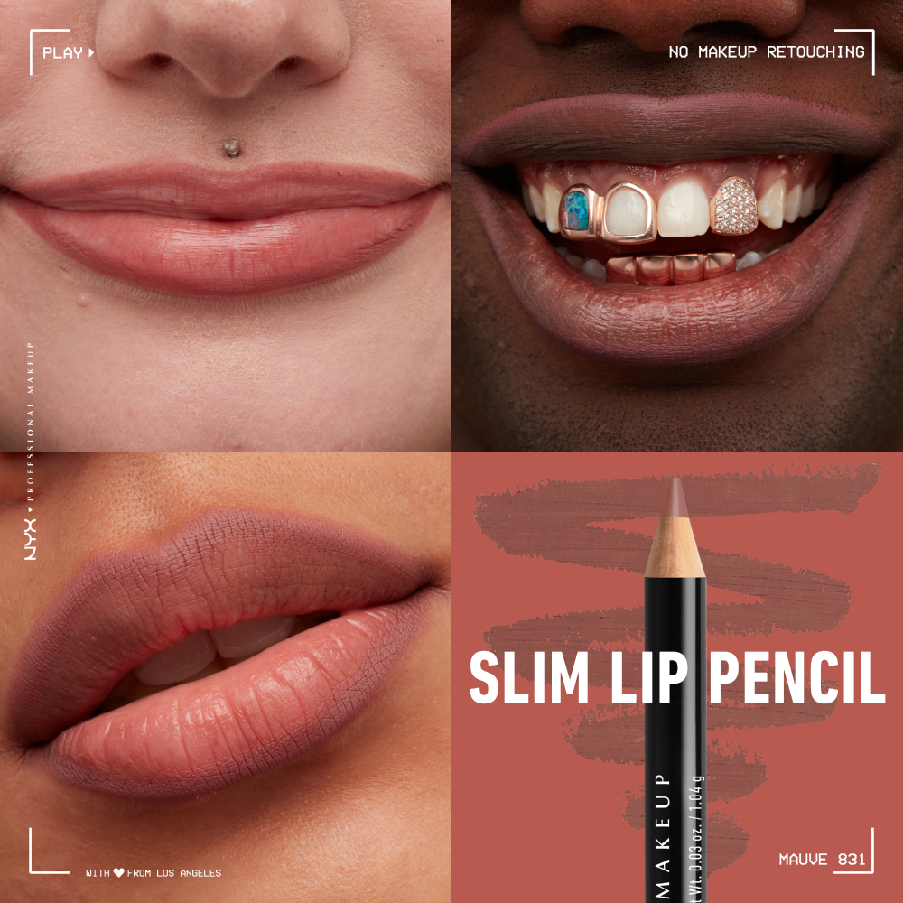 [8colors] NYX Professional Makeup Slim Lip Pencil Creamy Lip Liner 0.03 oz.(1.04g) - Image 6 of 18