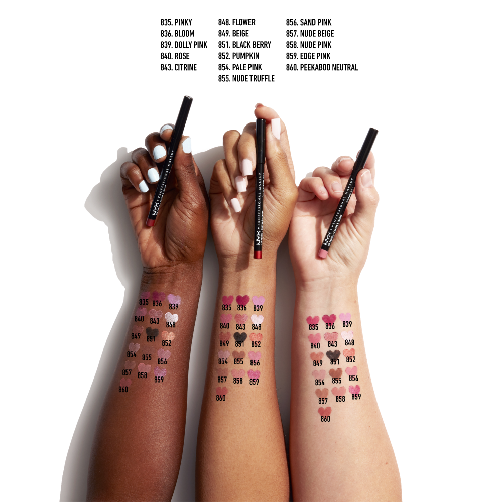 [8colors] NYX Professional Makeup Slim Lip Pencil Creamy Lip Liner 0.03 oz.(1.04g) - Image 18 of 18