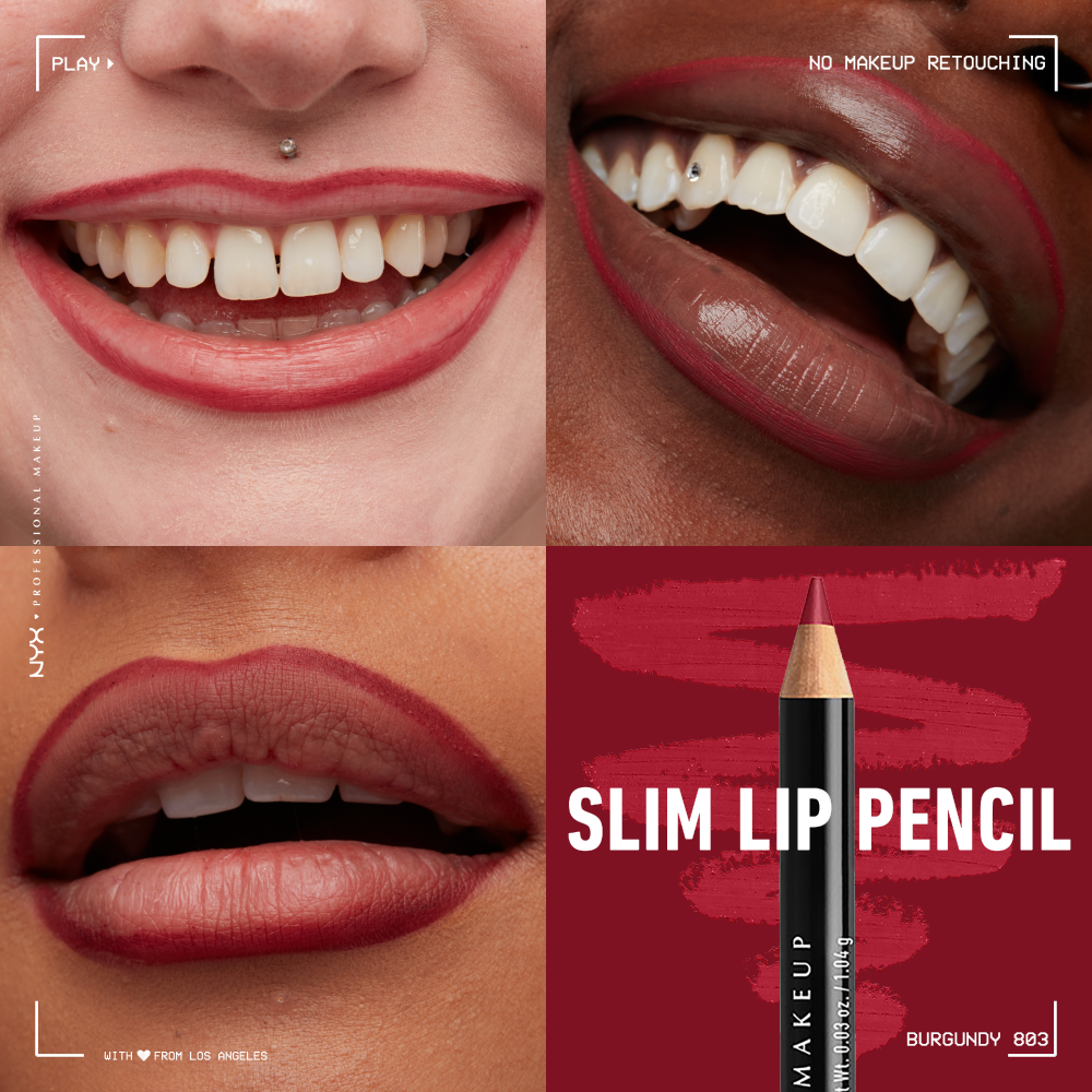 [8colors] NYX Professional Makeup Slim Lip Pencil Creamy Lip Liner 0.03 oz.(1.04g) - Image 14 of 18