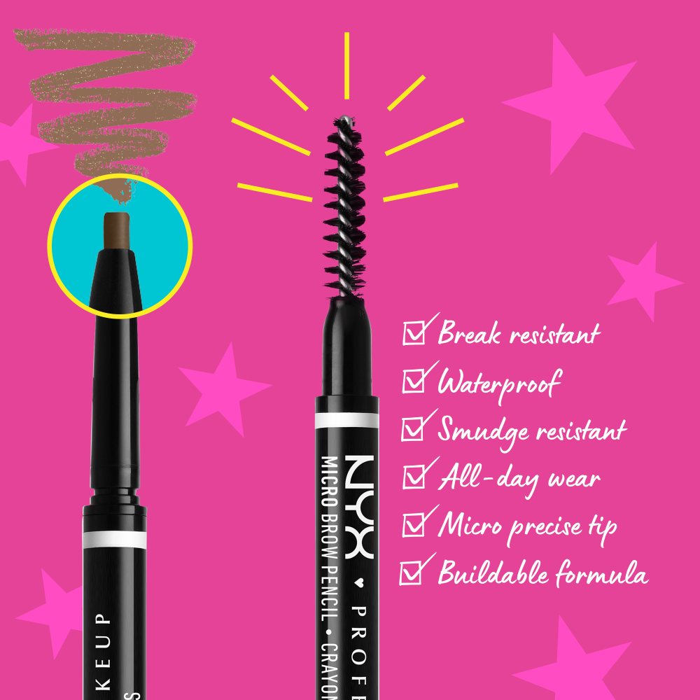 [12colors] NYX Professional Makeup Micro Brow Pencil Waterproof 0.003 oz.(0.09g) - Image 14 of 18