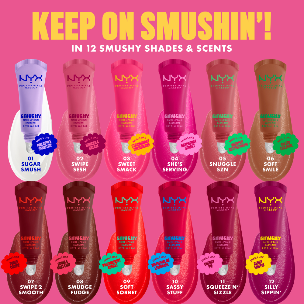 [8colors] NYX Professional Makeup Soft Matte Smushy Lip Balm 0.27 fl. oz.(8ml) - Image 14 of 14