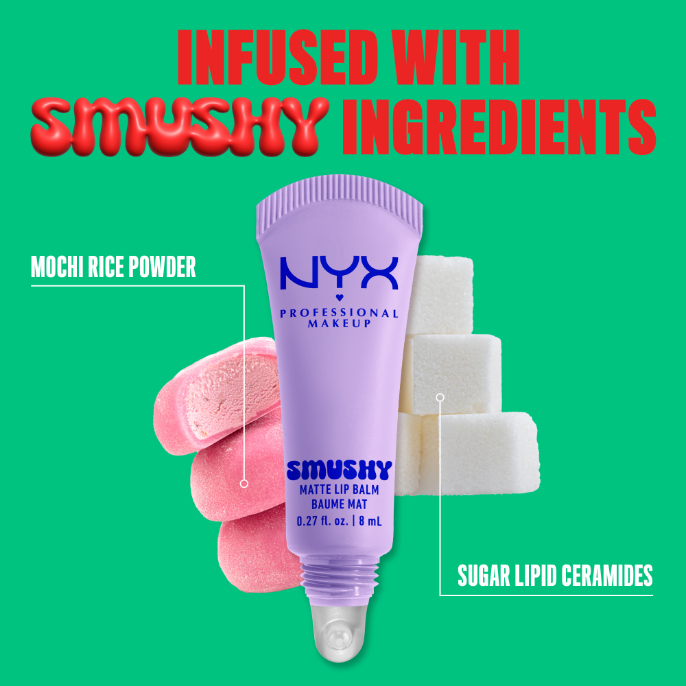 [8colors] NYX Professional Makeup Soft Matte Smushy Lip Balm 0.27 fl. oz.(8ml) - Image 12 of 14