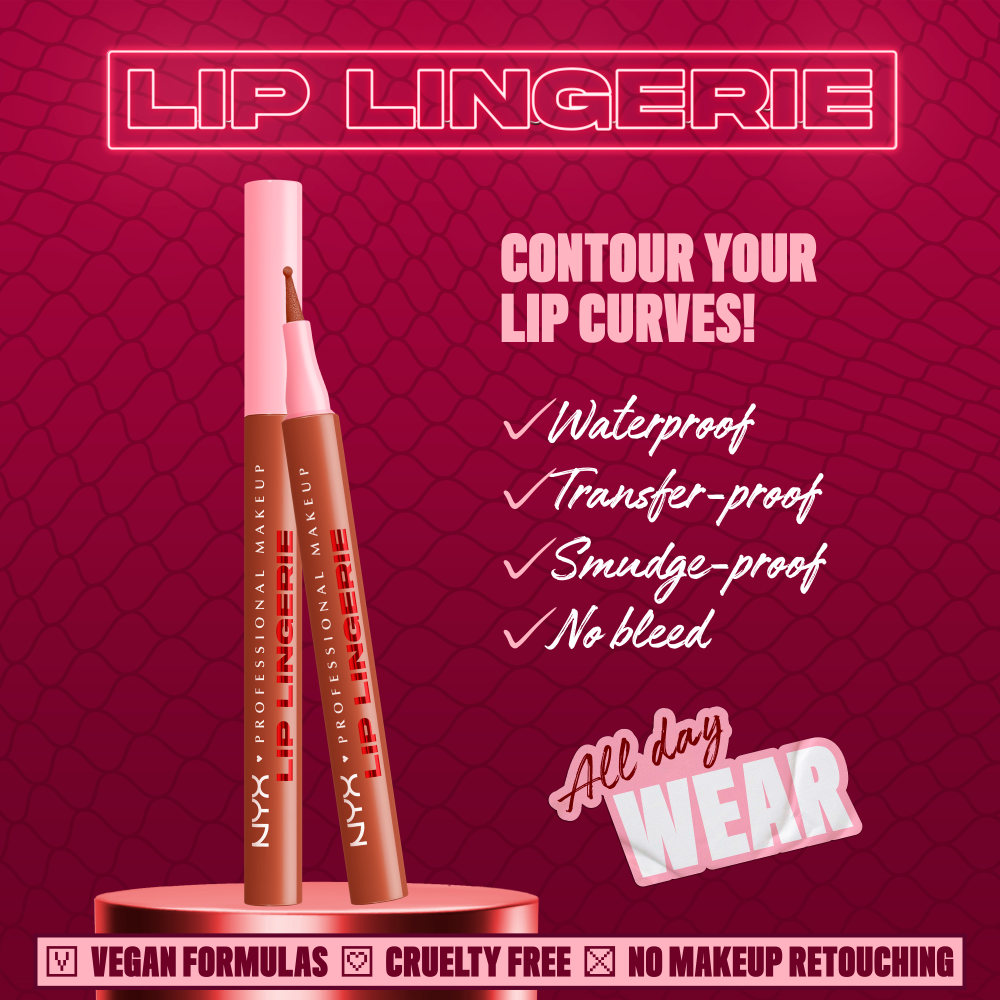 [10colors] NYX Professional Makeup Lip Lingerie Lip Liner Stain 0.03 fl. oz.(1ml) - Image 11 of 15
