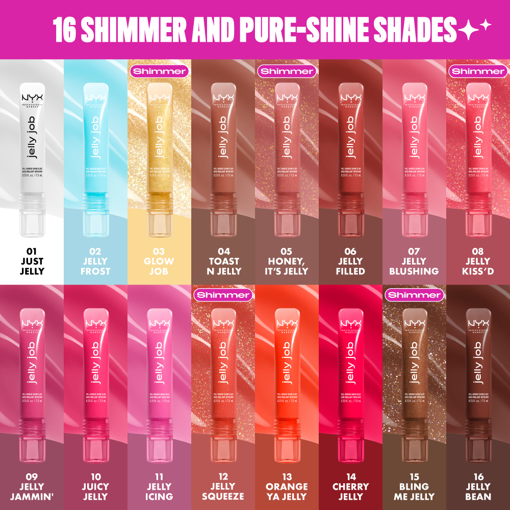 [10colors] NYX Professional Makeup Jelly Job Lip Gloss 0.25 fl. oz.(7.5ml) - Image 15 of 15