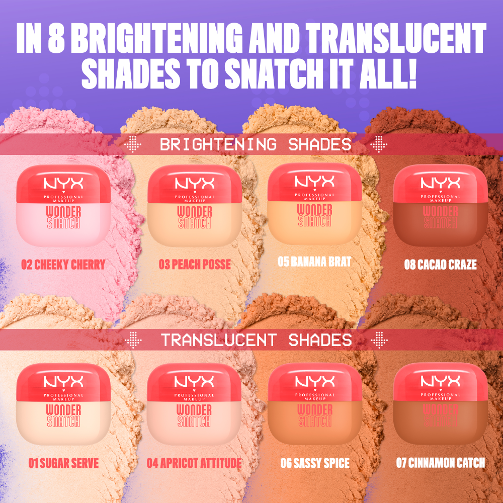 [8colors] NYX Professional Makeup Wonder Snatch Powder 0.21 oz.(6g) - Image 12 of 12