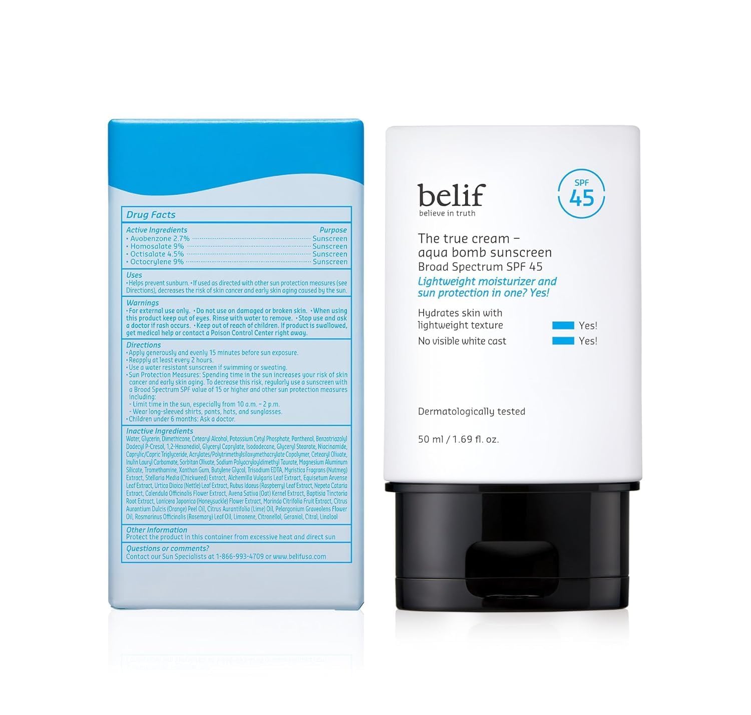BELIF Aquabomb Sunscreen Broad Spectrum SPF 45 1.69 fl. oz.(50ml) - Image 2 of 5