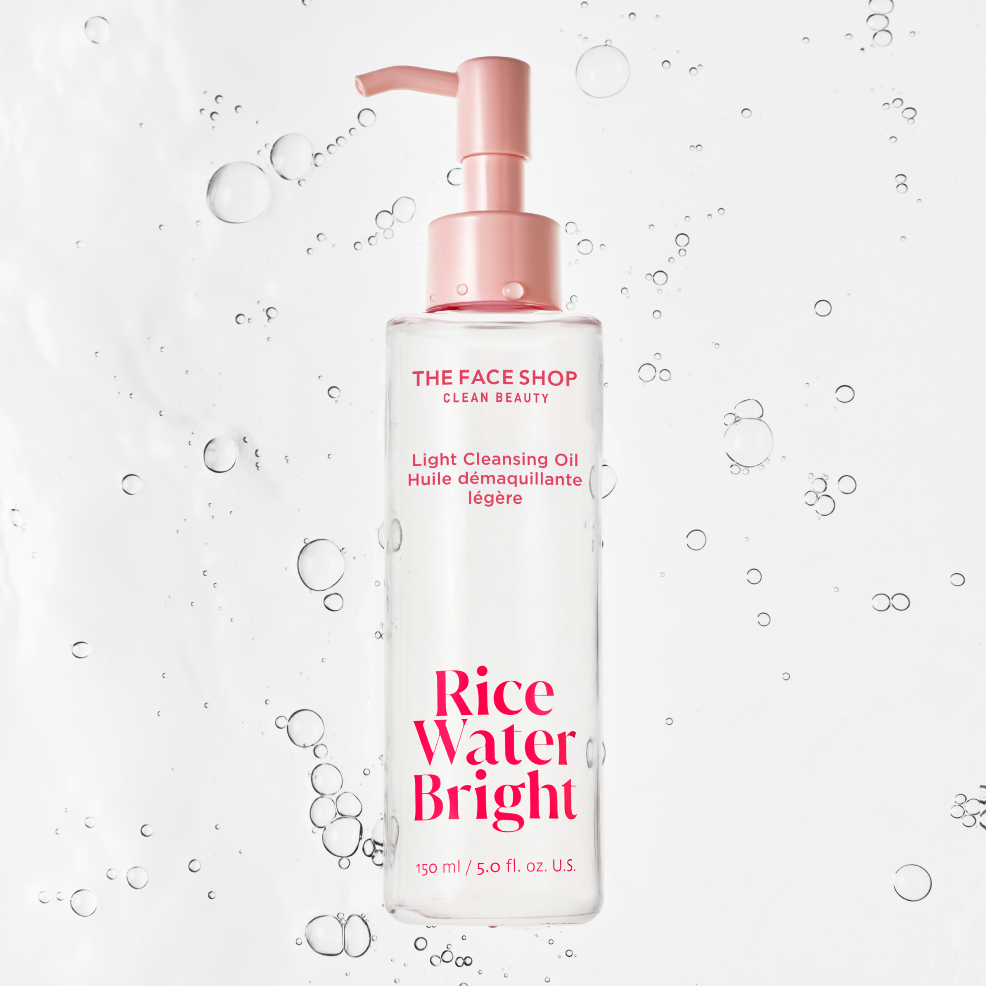 THE FACE SHOP Rice Water Bright Duo Set 5.0 fl. oz.(150ml) + 5.0 fl. oz.(150ml) - Image 5 of 6
