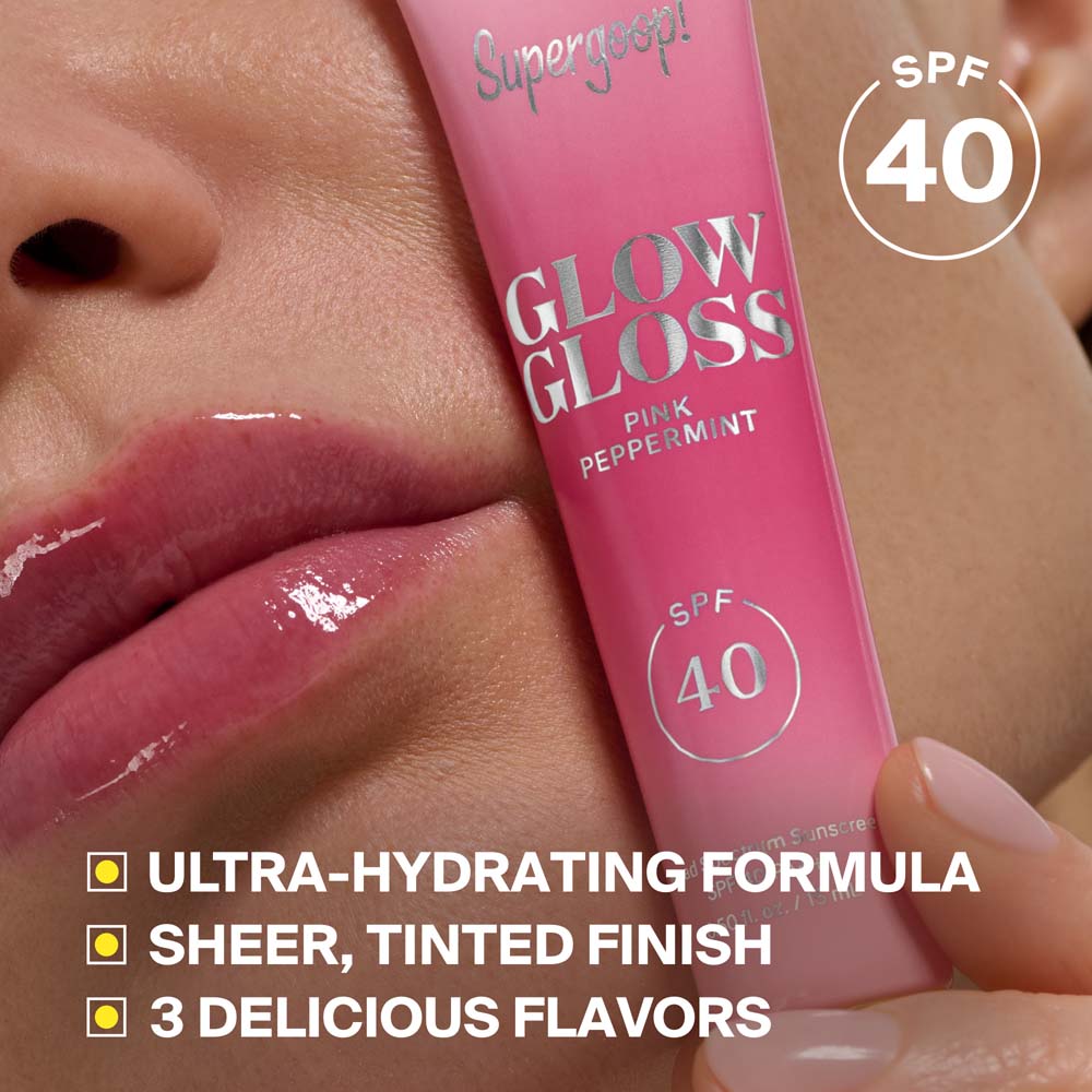 [3scents] Supergoop! Glow Gloss SPF 40 Lip Balm 0.50 fl. oz. - Image 4 of 7