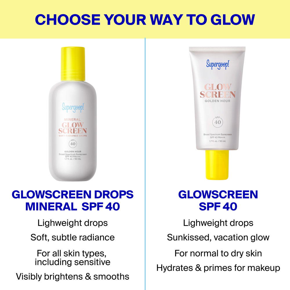 Supergoop! Mineral Glowscreen Soft-radiance Drops SPF 40 1.7 fl. oz.(50ml) Sunrise - Image 11 of 13