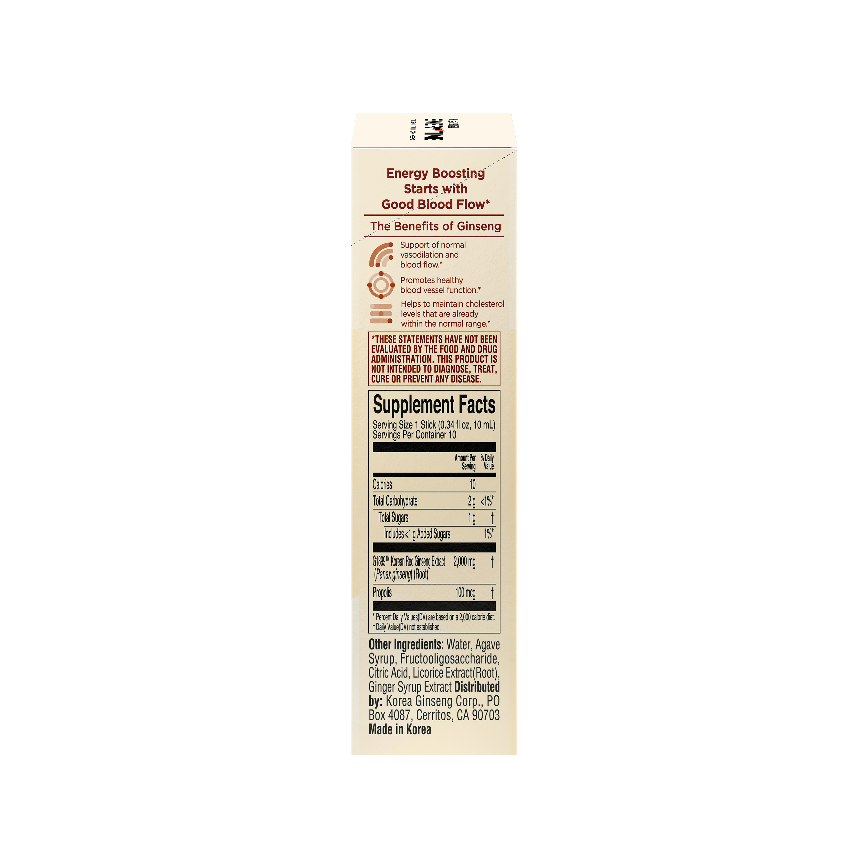 JUNG KWAN JANG Korean Red Ginseng Extract 2,000mg 0.34 fl. oz.(10ml) x 10ea - Image 3 of 6