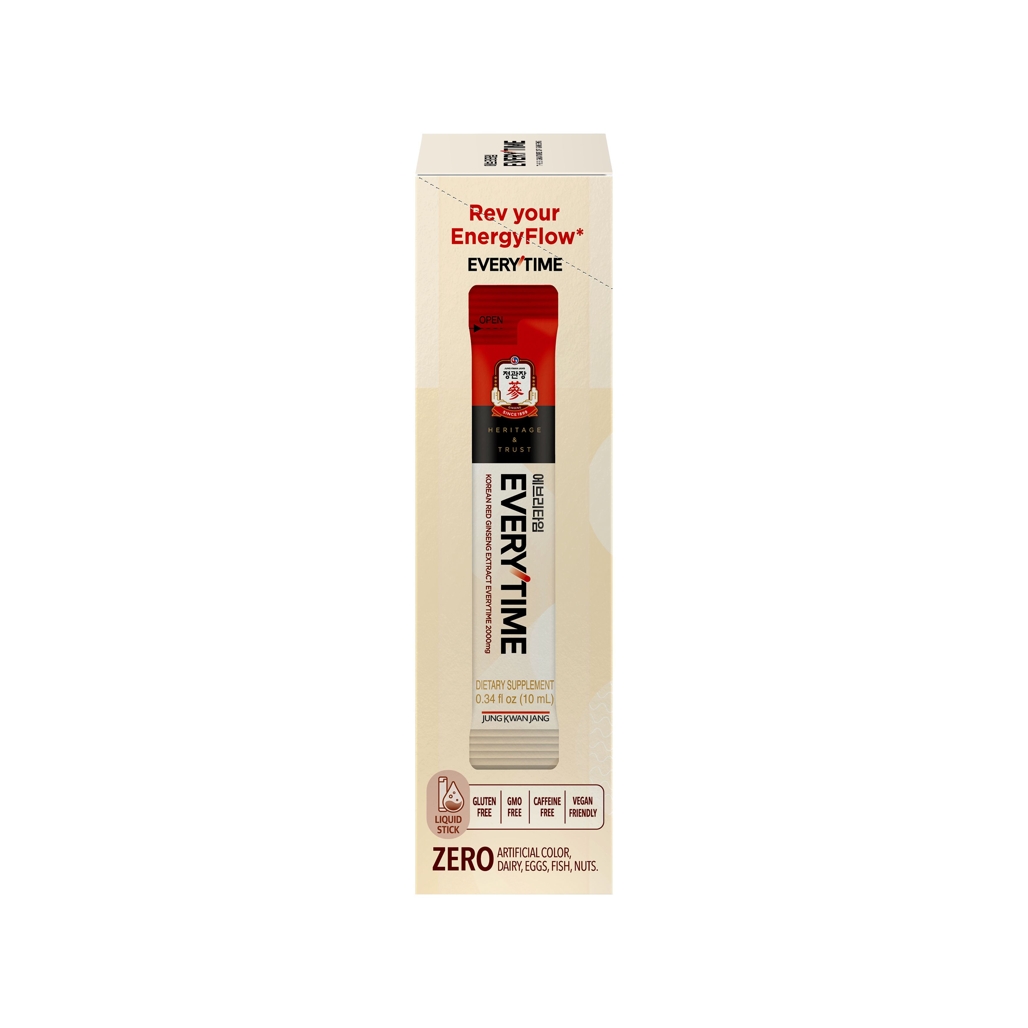 JUNG KWAN JANG Korean Red Ginseng Extract 2,000mg 0.34 fl. oz.(10ml) x 10ea - Image 2 of 6