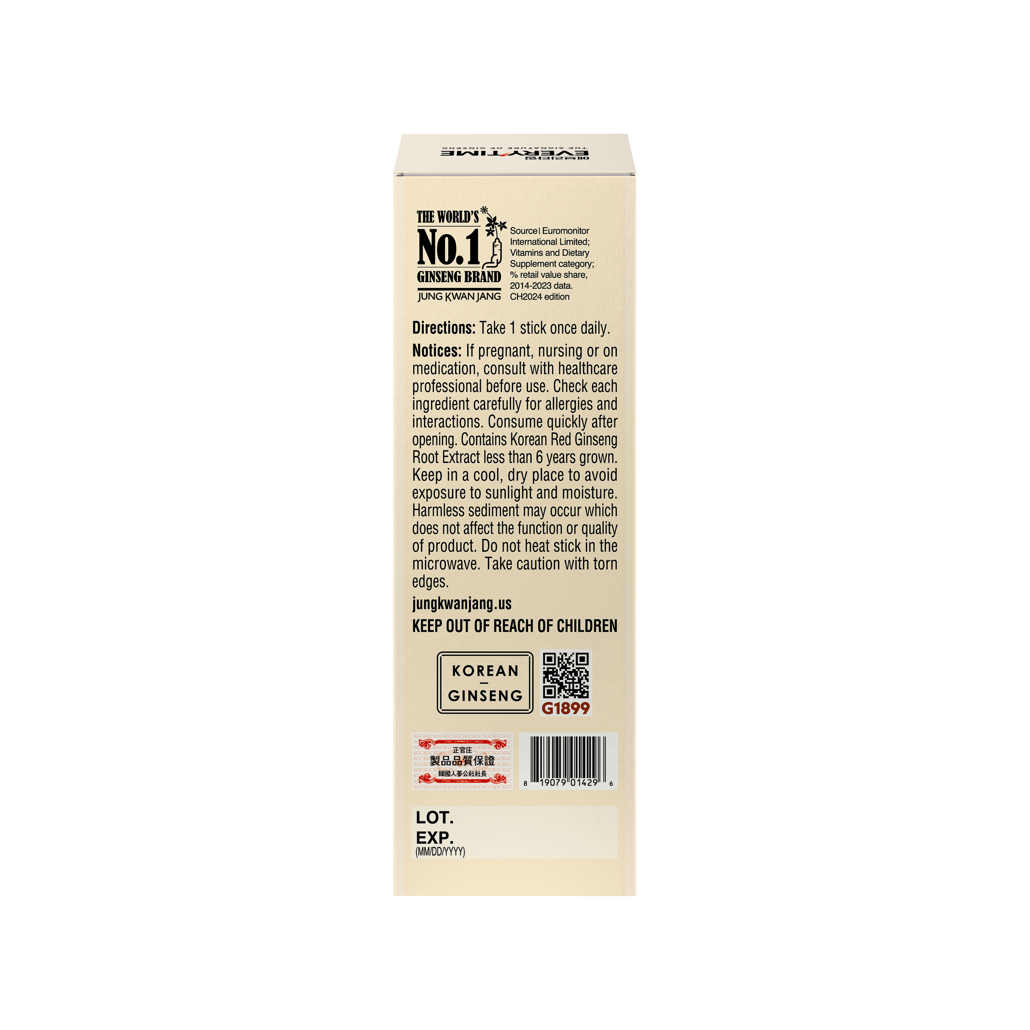 JUNG KWAN JANG Korean Red Ginseng Extract 2,000mg 0.34 fl. oz.(10ml) x 10ea - Image 4 of 6