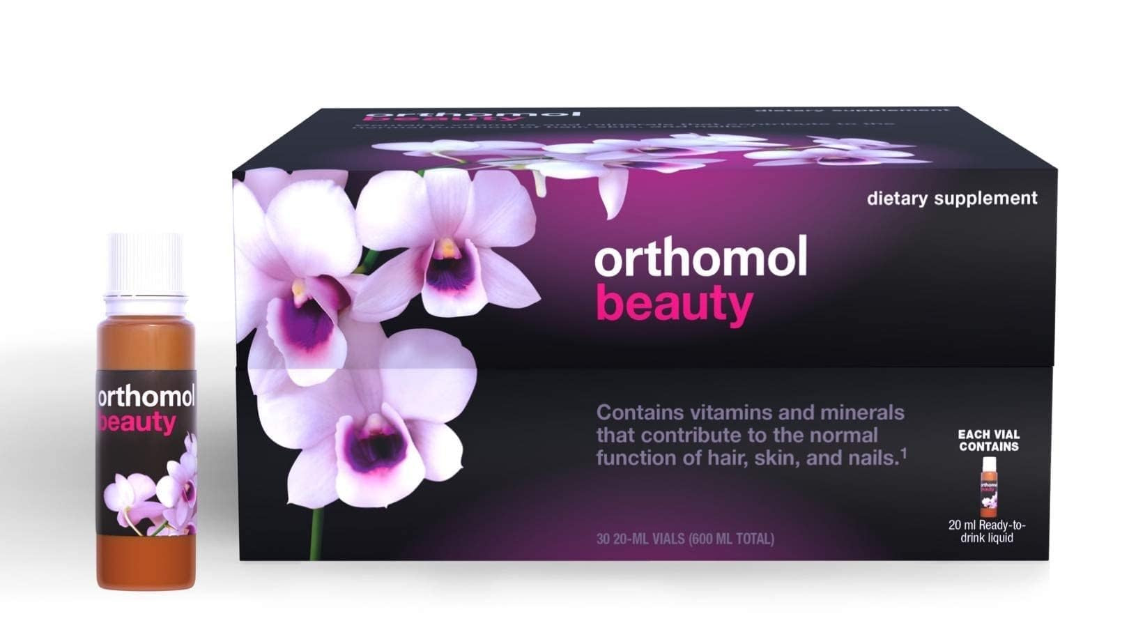 orthomol Beauty - Women's Beauty Supplement For Hair, Skin & Nail Health With Collagen & CoQ 10 (30-day Supply) - Image 2 of 3