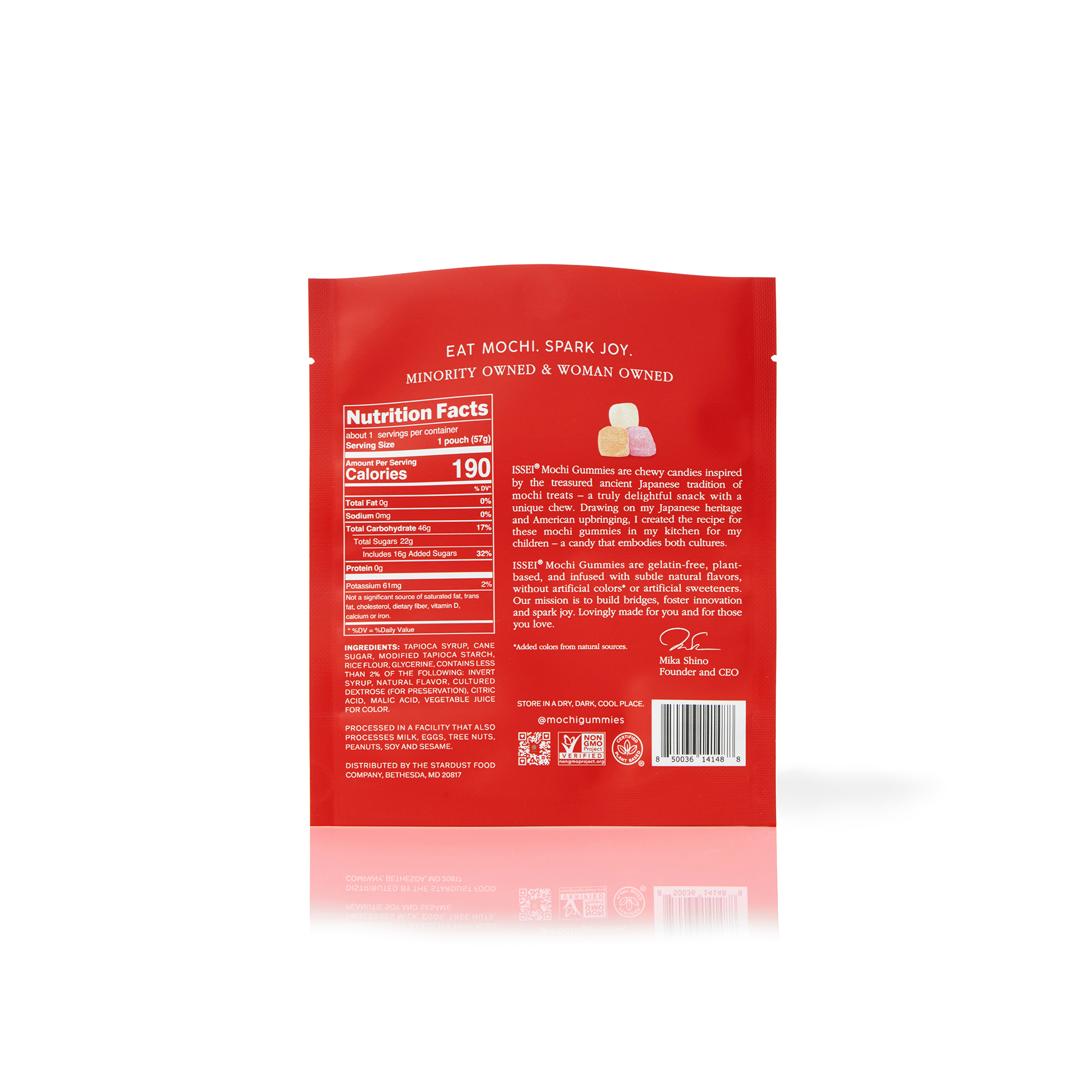[3flavors] Issei Sour Watermelon Mochi Gummies 2 oz.(57 g) - Image 4 of 6