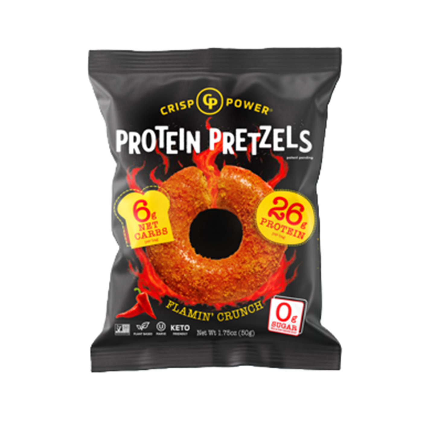[4flavors] CRISP POWER Protein Pretzel 1.75 oz.(50g) - Image 4 of 8