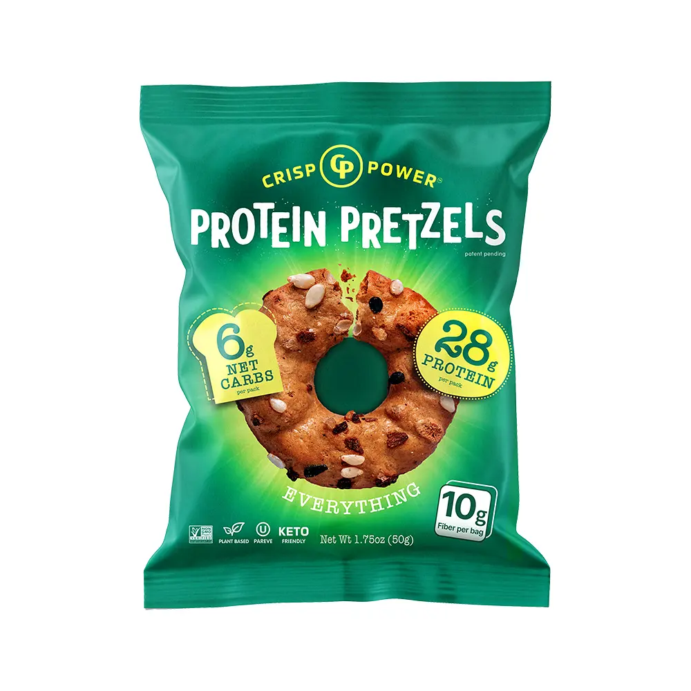[4flavors] CRISP POWER Protein Pretzel 1.75 oz.(50g) - Image 2 of 8