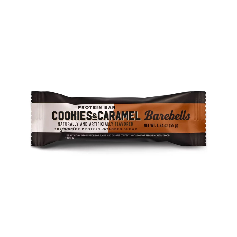 BAREBELL Protein Bar Cookies & Caramel Net Wt 1.9 oz.(55g)