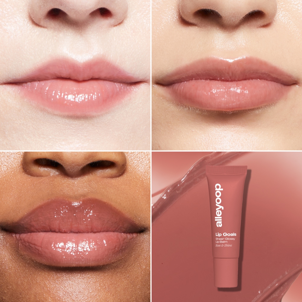 [4colors] Alleyoop Lip Goals Triple Peptide Hydrating Gloss 0.35 oz.(10g)  - Image 6 of 13