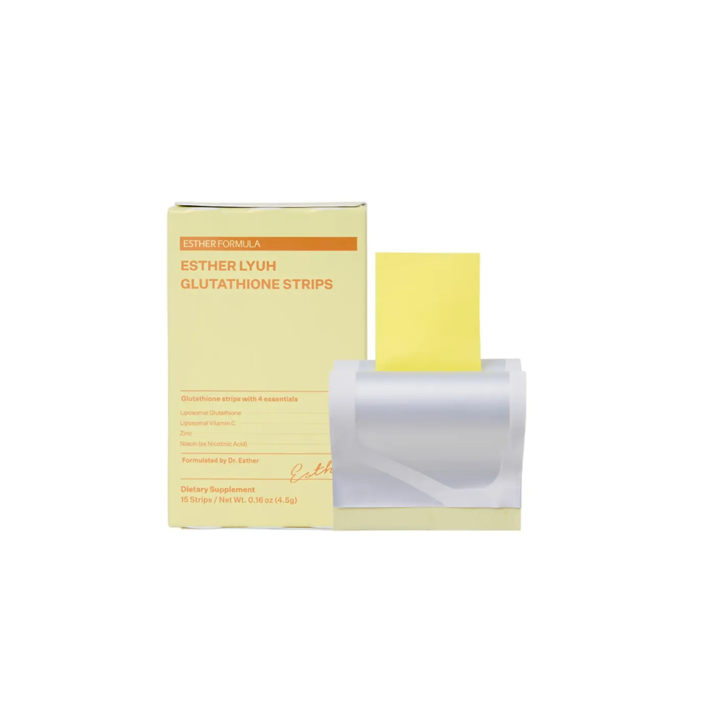 ESTHER FORMULA Esther Lyuh Glutathione Strips 0.01 oz.(0.3g) x 15ea