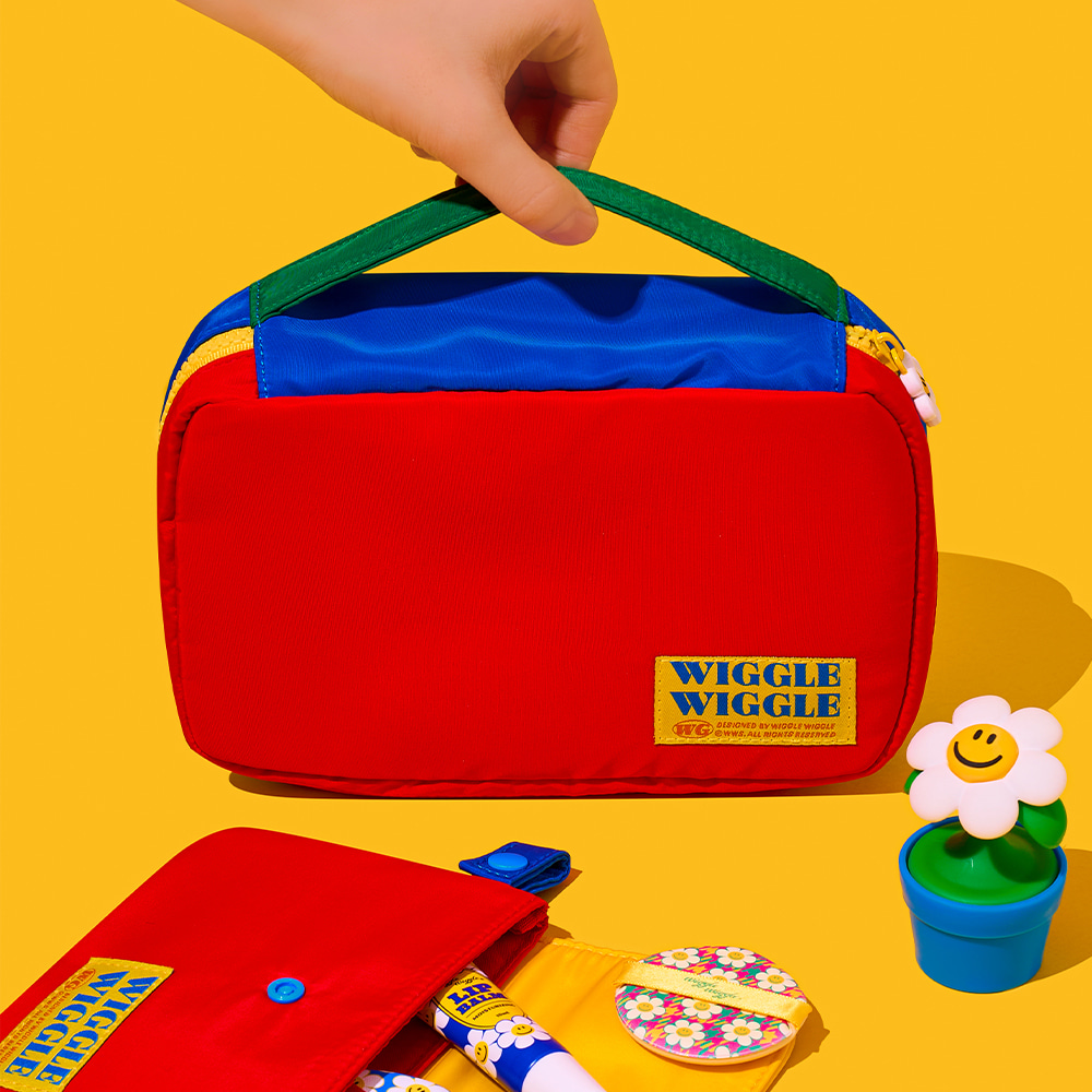 wiggle wiggle Make Up Pouch - Red - Image 2 of 2