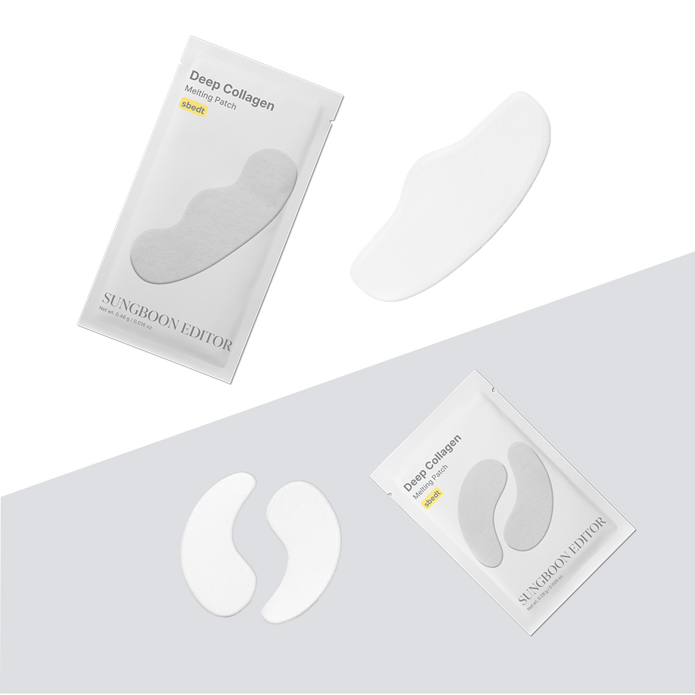 SUNGBOON EDITOR Deep Collagen Melting Patch 6ea 0.009 oz.(0.28g) x 3ea + 0.016 oz. (0.46 ) x 3ea