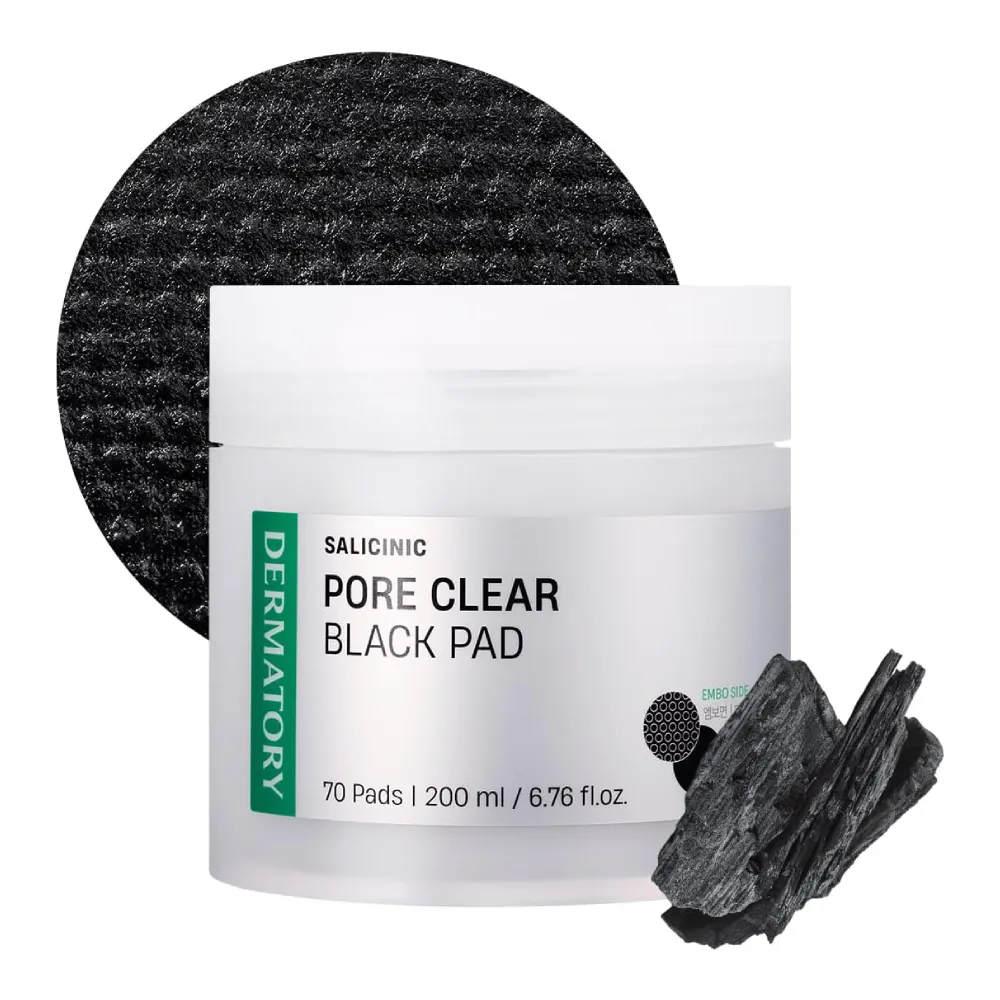 DERMATORY Salicinic Pore Clear Black Pad 6.76 fl. oz.(200ml) x 70ea