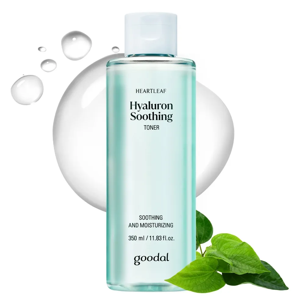 GOODAL Heartleaf Hyaluron Soothing Toner 11.83 fl. oz.(350ml)