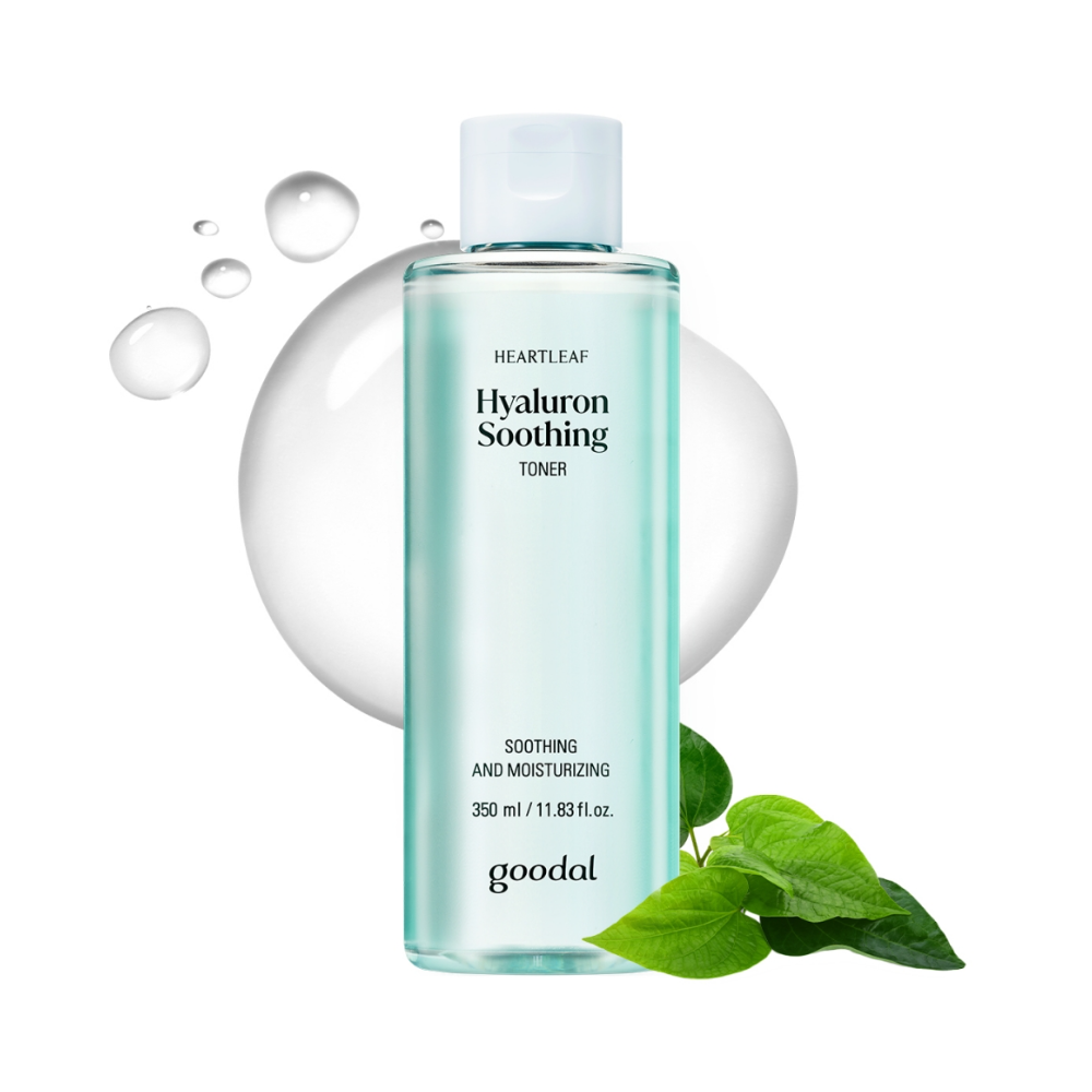 GOODAL Heartleaf Hyaluron Soothing Toner 11.83 fl. oz.(350ml)