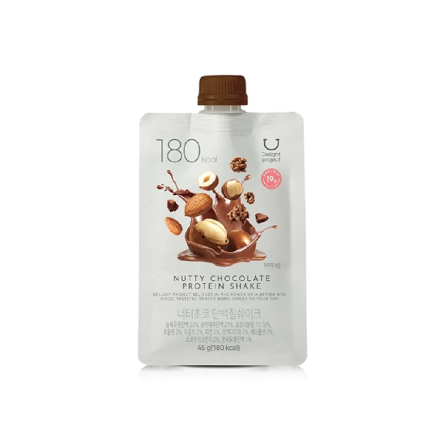 DELIGHT PROJECT Nutty Chocolate Protein Shake 1.59 oz.(45g)