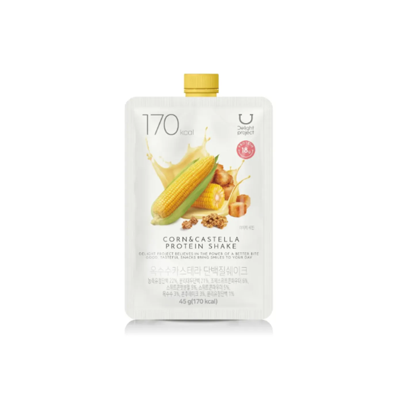 DELIGHT PROJECT Corn & Castella Protein Shake 1.58 oz.(45g)
