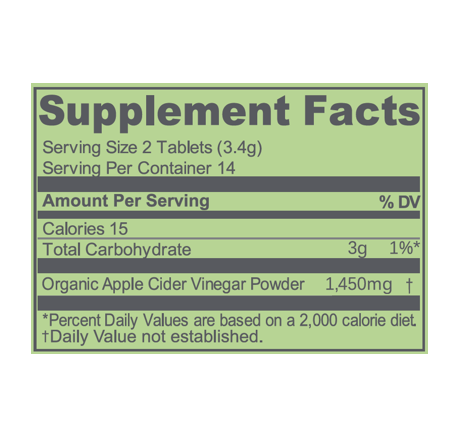 NE:AR Daily Balance Acv Chews Net. Wt. 1.68 oz.(47.6g) - Image 4 of 4