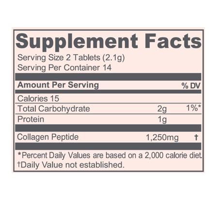 NE:AR Glow Collagen Chews Net. Wt. 1.68 oz.(47.6g) - Image 2 of 2