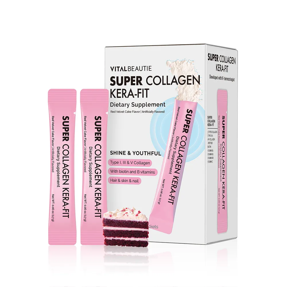 VITALBEAUTIE Super Collagen Kera-fit 0.06 oz.(1.7g) x 30ea